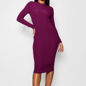 Boohoo Turtle Neck Dress